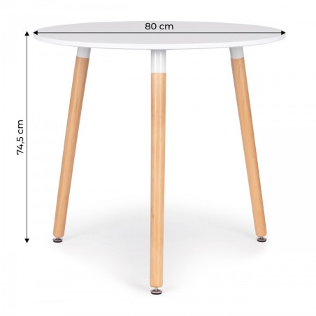 Moodne puidust laud köögi elutuppa, 80 cm | FreshDesign.ee