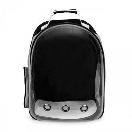 Klaasiga seljakott kassikoera reisikotile