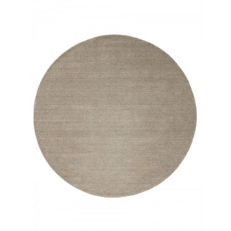 Ümmargune villane vaip Vera helehall Ø 160 cm | FreshDesign.ee