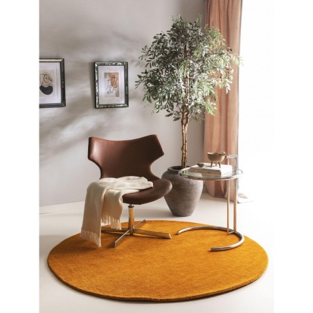 Ümmargune villane vaip Jamal Yellow Ø 200 cm | FreshDesign.ee