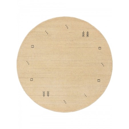 Ümmargune villane vaip Jamal Cream Ø 200 c... | FreshDesign.ee