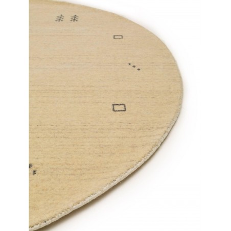 Ümmargune villane vaip Jamal Cream Ø 200 c... | FreshDesign.ee