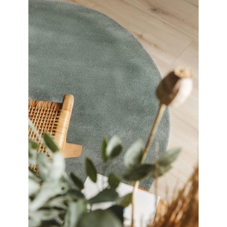 Ümmargune villane vaip Bent Green Ø 150 cm... | FreshDesign.ee