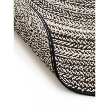 Ümar sise- ja välisvaip Metro must/valge Ø... | FreshDesign.ee