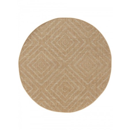 Ümar sise- ja välisvaip Como helepruun Ø 1... | FreshDesign.ee