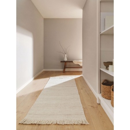 Wool Runner Lars Cream 70x200 cm