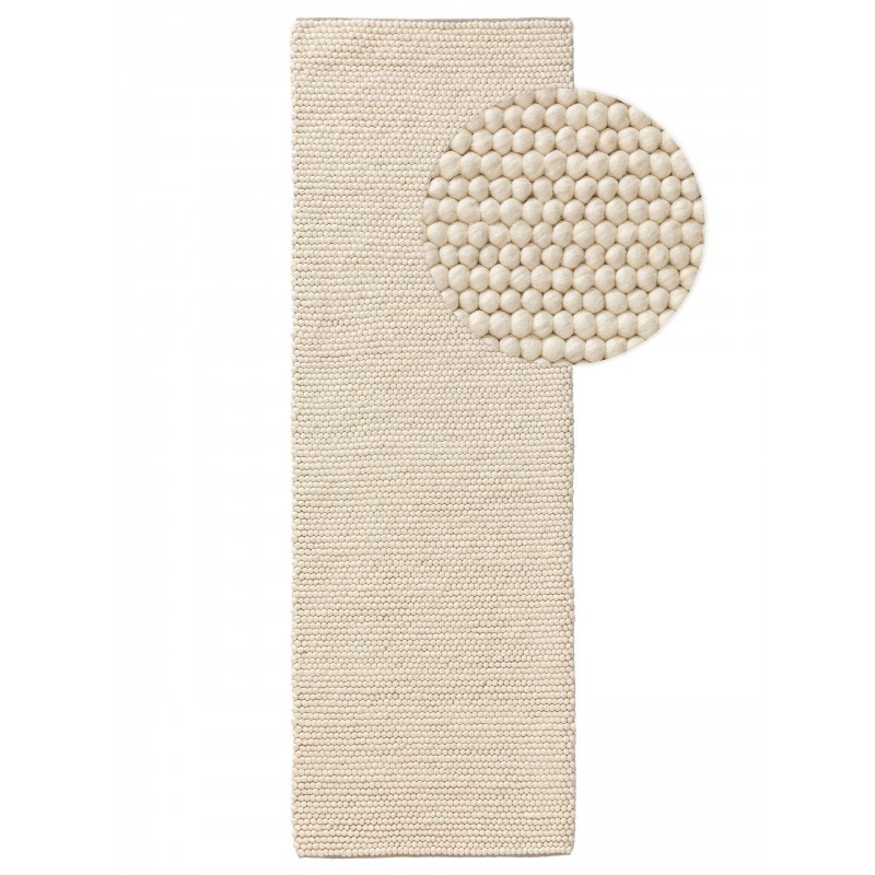 Wool Runner Beads Cream 80x250 cm | FreshDesign.ee
