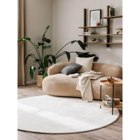 Viskoosvaip ümmargune Nela Ivory Ø 120 cm ümmargune