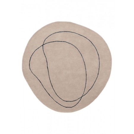 Villane vaip Shape Cream Ø 200 cm ümmargune | FreshDesign.ee