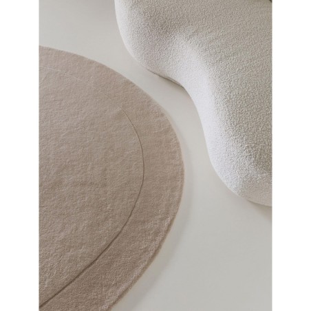 Villane vaip Shape Cream Ø 200 cm ümmargune | FreshDesign.ee