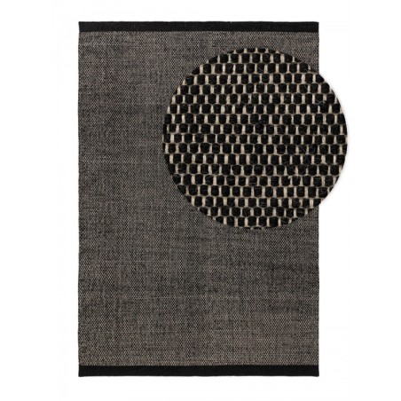 Villane vaip Rocco Must/Valge 200x300 cm | FreshDesign.ee