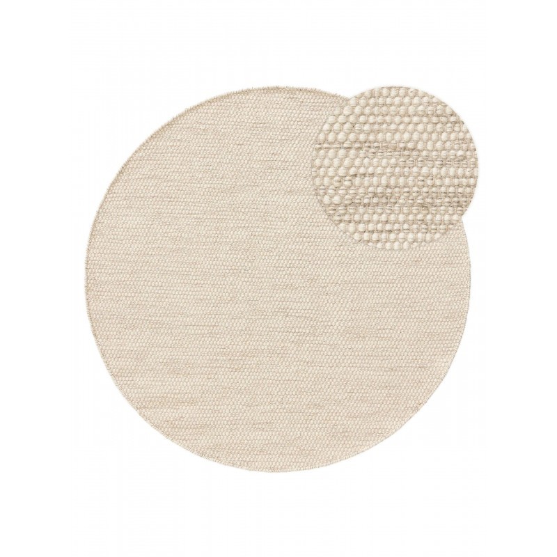 Villane vaip Rocco Cream Ø 150 cm ümmargune | FreshDesign.ee