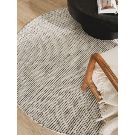 Villane vaip Rocco Beež/Must Ø 250 cm ümmargune | FreshDesign.ee