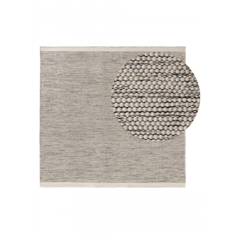 Villane vaip Rocco Beež/Must 200x200 cm | FreshDesign.ee