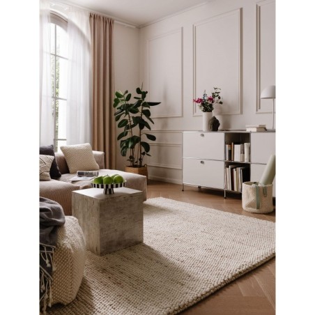 Villane vaip Beež helmed 250x350 cm