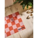 Uksematt Checker Pink 50x80 cm | FreshDesign.ee