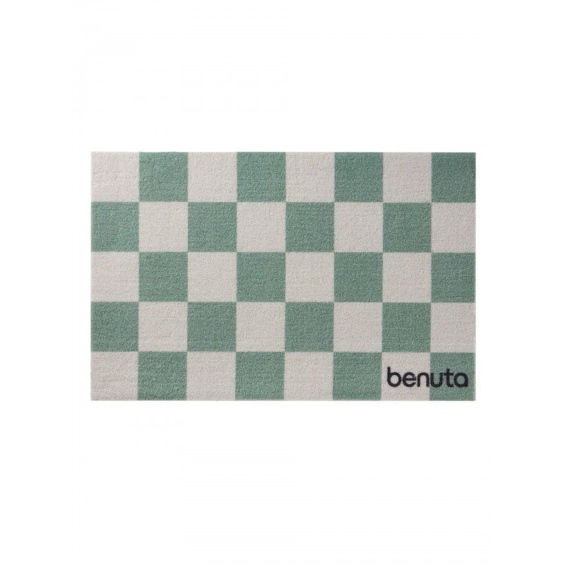 Uksematt Checker Green 50x80 cm | FreshDesign.ee