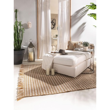 Taaskasutatud materjalist vaip Morty Yellow 120x170 cm