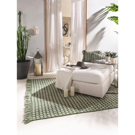 Taaskasutatud materjalist vaip Morty Green 200x300 cm