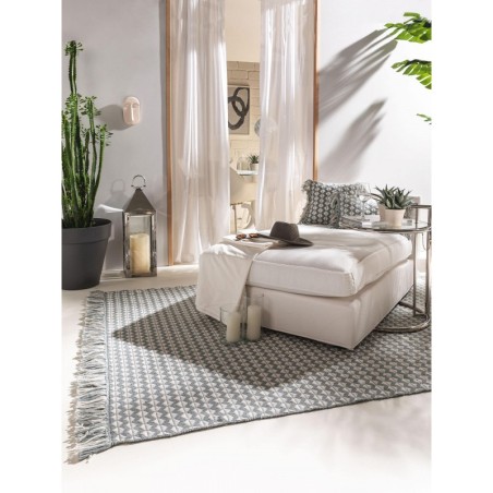 Taaskasutatud materjalist vaip Morty Blue 80x150 cm