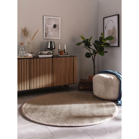 Sisalvaip Greta Grey Ø 250 cm ümmargune