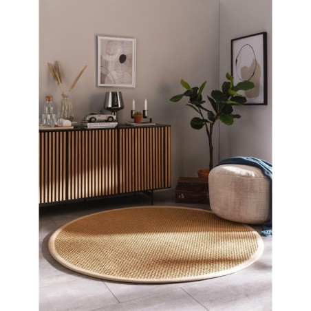 Sisalvaip Greta Beež Ø 250 cm ümmargune