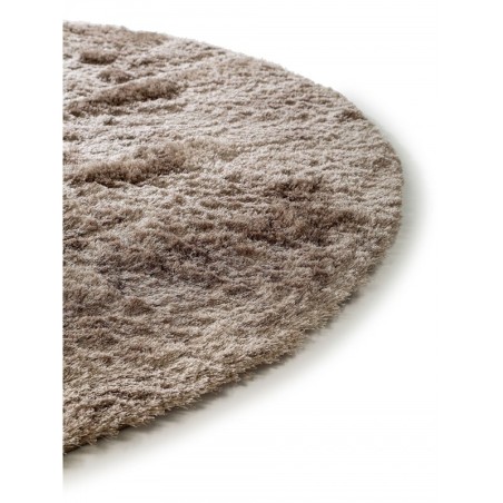 Shaggy vaip Whisper Helepruun Ø 80 cm ümmargune | FreshDesign.ee