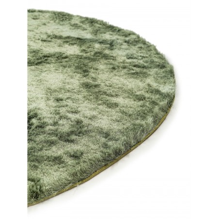Shaggy vaip Whisper Green Ø 200 cm ümmargune | FreshDesign.ee