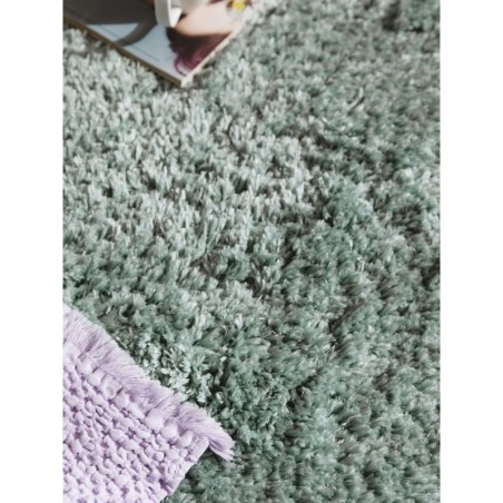 Shaggy vaip Ava Turquoise Ø 120 cm ümmargune | FreshDesign.ee