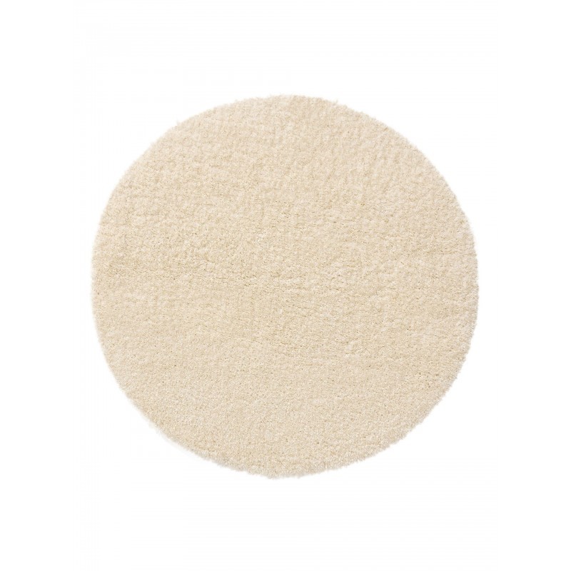 Shaggy vaip Ava Cream Ø 160 cm ümmargune | FreshDesign.ee