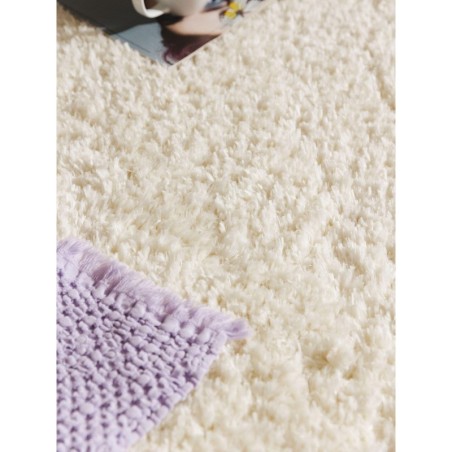 Shaggy vaip Ava Cream Ø 160 cm ümmargune | FreshDesign.ee