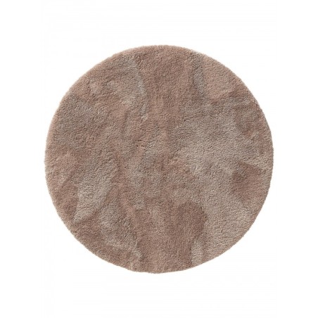 Shaggy Round vaip Cloudy Taupe Ø 80 cm ümmargune | FreshDesign.ee