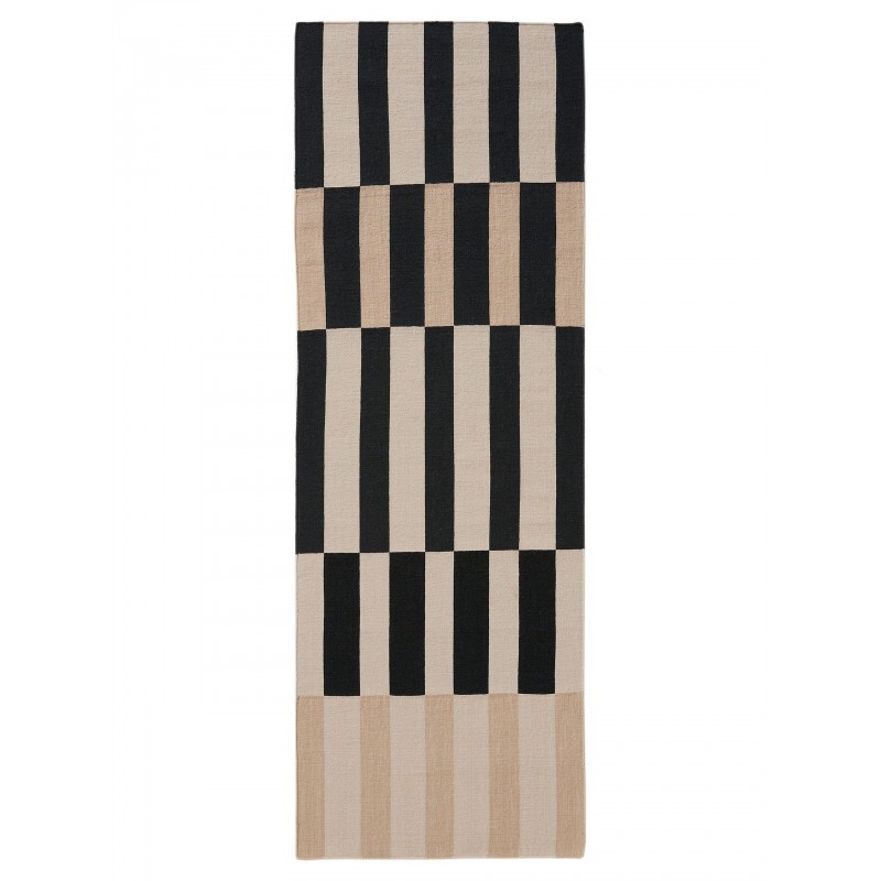 Runner Judith Beež/Must 80x240 cm | FreshDesign.ee