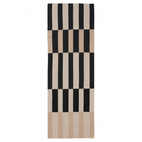 Runner Judith Beež/Must 80x240 cm | FreshDesign.ee