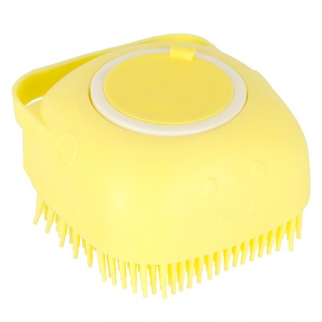 Silikoonhari koerte ja kasside pesemiseks kollane