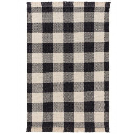 Puuvillane vaip Lucy must/valge 120x170 cm | FreshDesign.ee