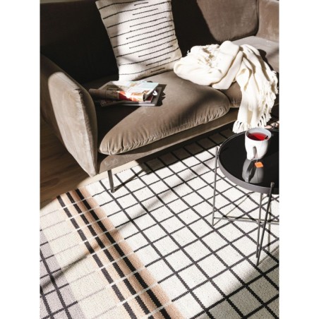 Puuvillane vaip Leander hall/valge 120x170 cm | FreshDesign.ee