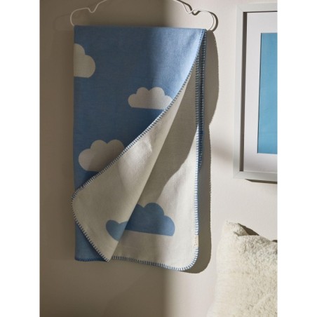 Puuvillane tekk Lumi Helesinine 75x100 cm