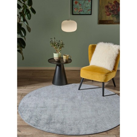 Pestav vaip Miray kreem/hall Ø 160 cm ümmargune