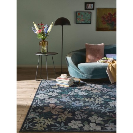 Pestav vaip Milly Mitmevärviline/Must 120x170 cm