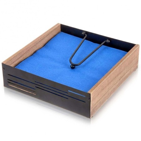 Metallist salvrätikuhoidja klambriga, must... | FreshDesign.ee