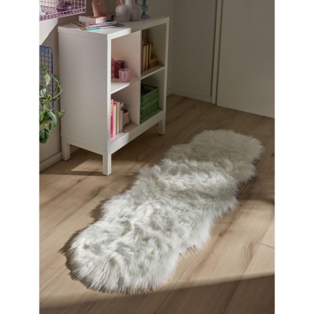 Pestav Shaggy vaip Nanuk Valge 60x180 cm