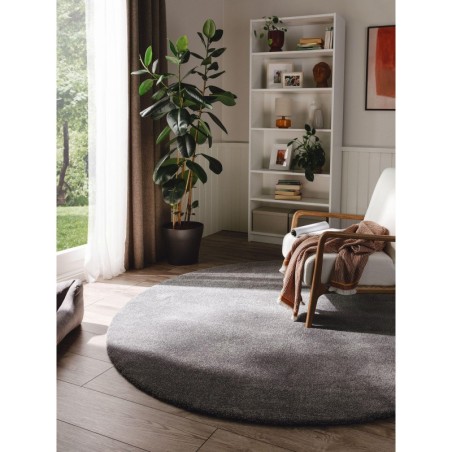 Pestav Shaggy vaip Melvin Grey Ø 200 cm ümmargune