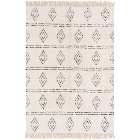 Pestav puuvillane vaip Naomi kreem 80x120 cm | FreshDesign.ee