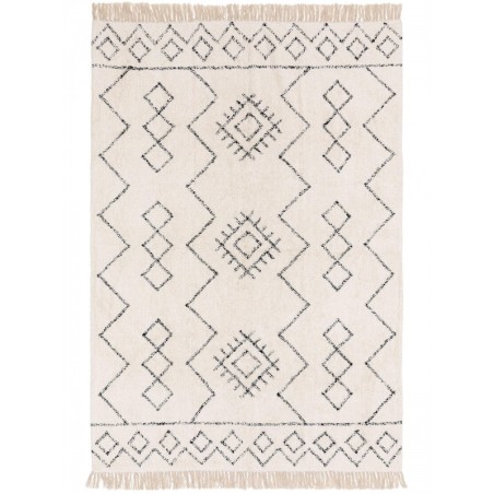 Pestav puuvillane vaip Naomi kreem 80x120 cm | FreshDesign.ee