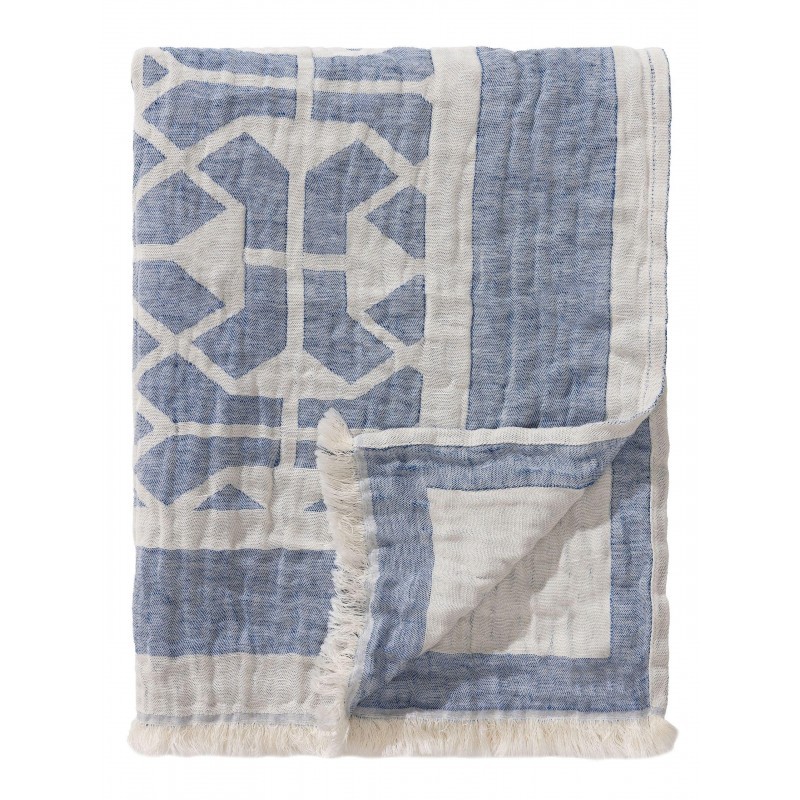 Linasegu Tekk Sabine Blue 130x170 cm | FreshDesign.ee