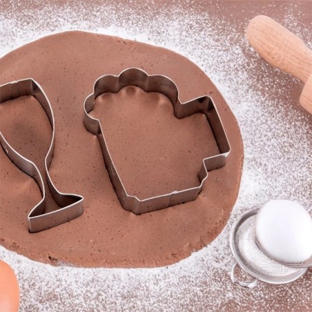 Küpsiselõikur, terasest õllekann, 10,5 cm