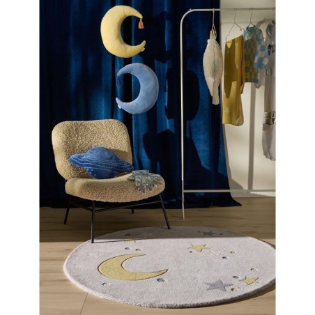 Laste vaip Alex Grey Ø 120 cm ümmargune