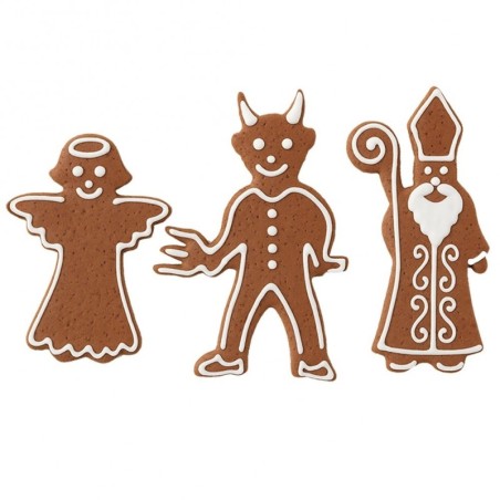 Küpsiselõikurid teraskurat Santa ingel 3 tk. | FreshDesign.ee
