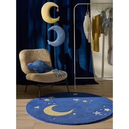 Laste vaip Alex Blue Ø 120 cm ümmargune